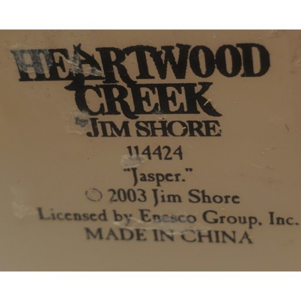 Vintage Jim Shore Heartwood Creek Cat Elijah 114422/ Jasper 114424‎ Ensco Figure - Picture 7 of 9